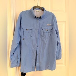 Columbia PFG Bahamas Long Sleeve Angler Shirt. XL. EUC. UPF 50. Relaxed fit.
